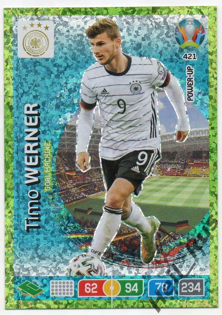 Футбол; Карточка Тимо Вернер (Германия, Челси, РБ Лейпциг) Euro/Евро 2020 Panini