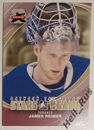 Хоккей. Карточка James Reimer/Джеймс Раймер Toronto Maple Leafs/Торонто НХЛ/NHL