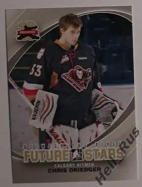 Хоккей. Карточка Chris Driedger/Крис Дриджер Calgary Hitmen/Калгари NHL/НХЛ, WHL