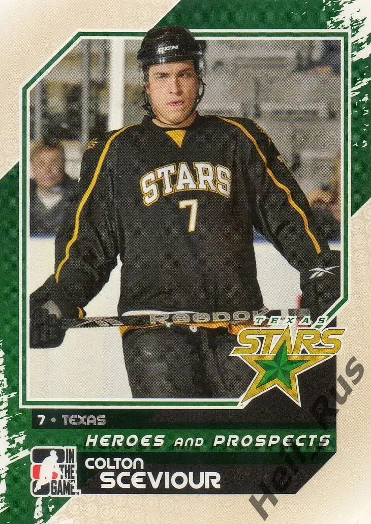Хоккей. Карточка Colton Sceviour/Колтон Сивиор (Texas Stars/Техас) НХЛ/NHL, AHL