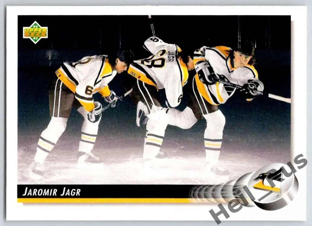 Хоккей. Карточка Яромир Ягр Pittsburgh Penguins/Питтсбург, Авангард Омск НХЛ/КХЛ