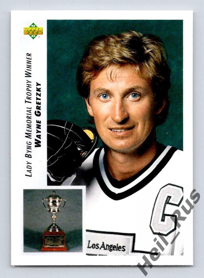 Хоккей; Карточка Wayne Gretzky/Уэйн Гретцки (Los Angeles Kings) НХЛ/NHL 1992-93