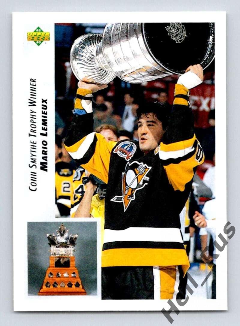 Хоккей, Карточка Mario Lemieux/Марио Лемье Pittsburgh Penguins/Питтсбург NHL/НХЛ