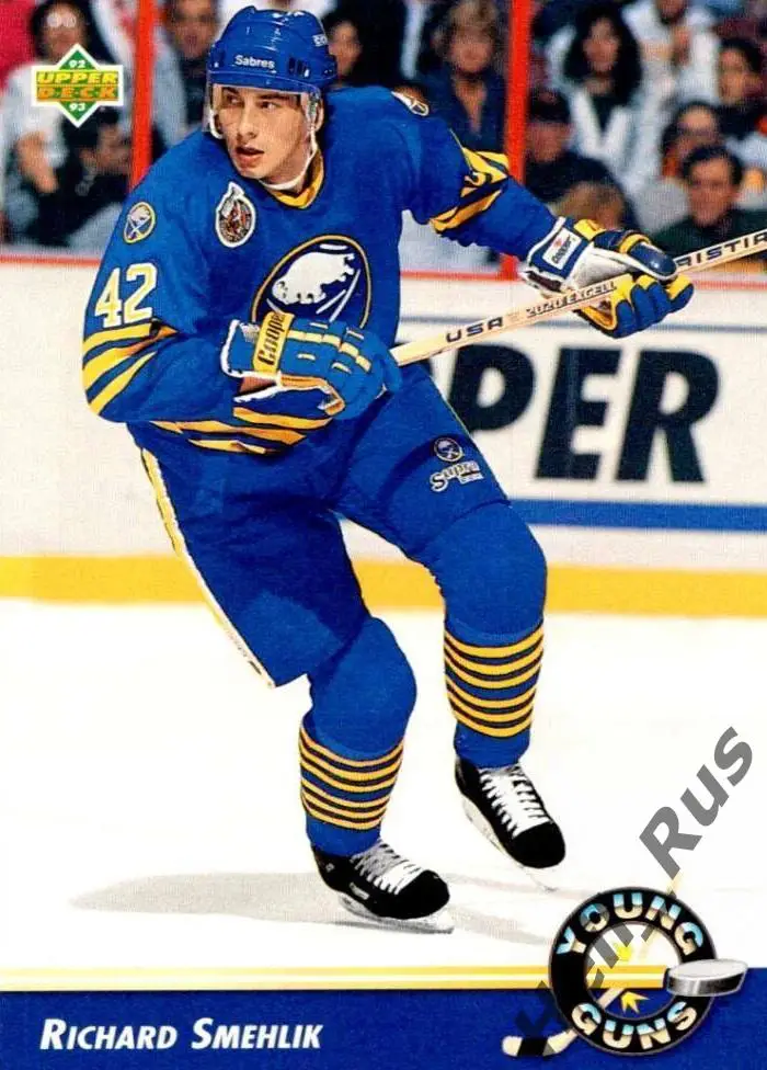 Хоккей. Карточка Richard Smehlik/Рихард Шмехлик (Buffalo Sabres/Баффало) НХЛ/NHL