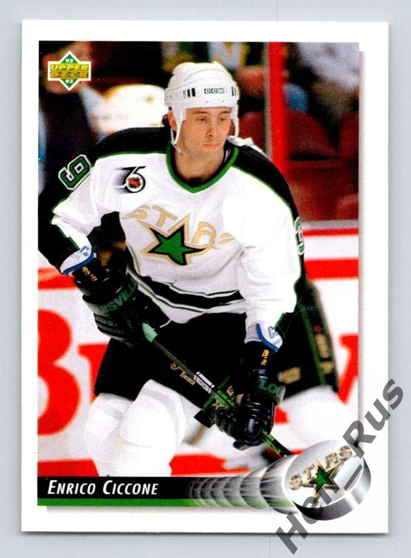Хоккей. Карточка Enrico Ciccone / Энрико Чикконе (Minnesota North Stars) НХЛ/NHL