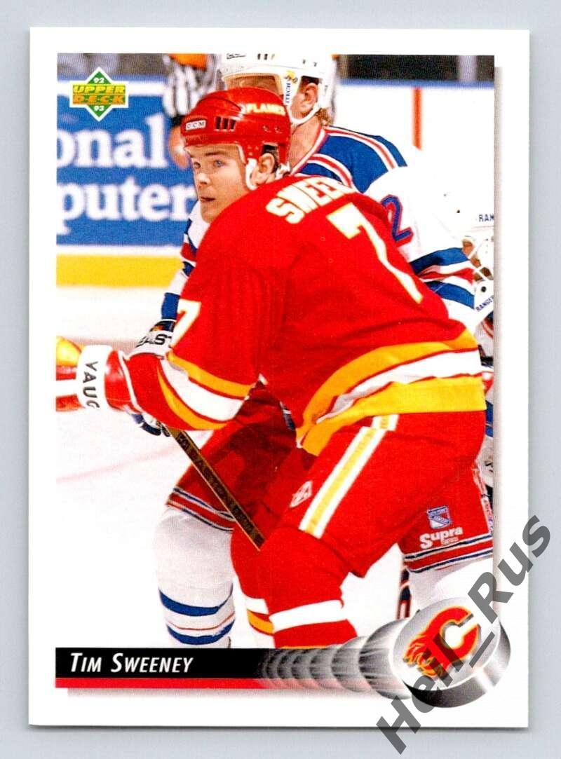 Хоккей. Карточка Tim Sweeney/Тим Суини (Calgary Flames/Калгари Флэймз) НХЛ/NHL