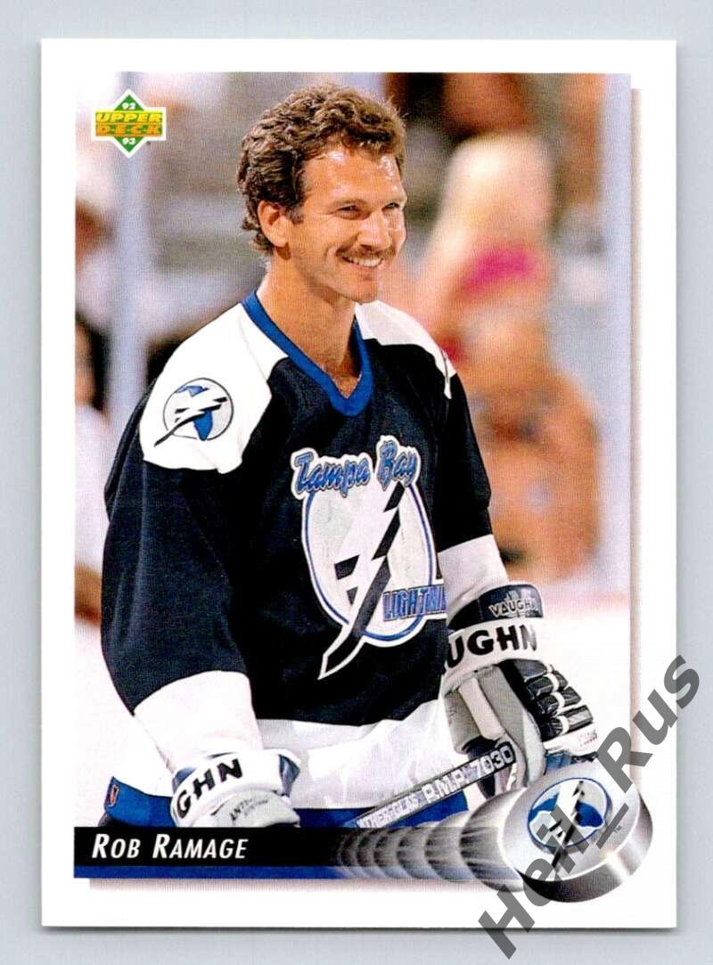 Хоккей. Карточка Rob Ramage/Роб Рэмэдж (Tampa Bay Lightning / Тампа-Бэй) НХЛ/NHL