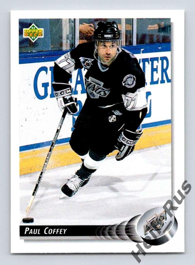 Хоккей. Карточка Paul Coffey/Пол Коффи (Los Angeles Kings/Лос-Анджелес) NHL/НХЛ