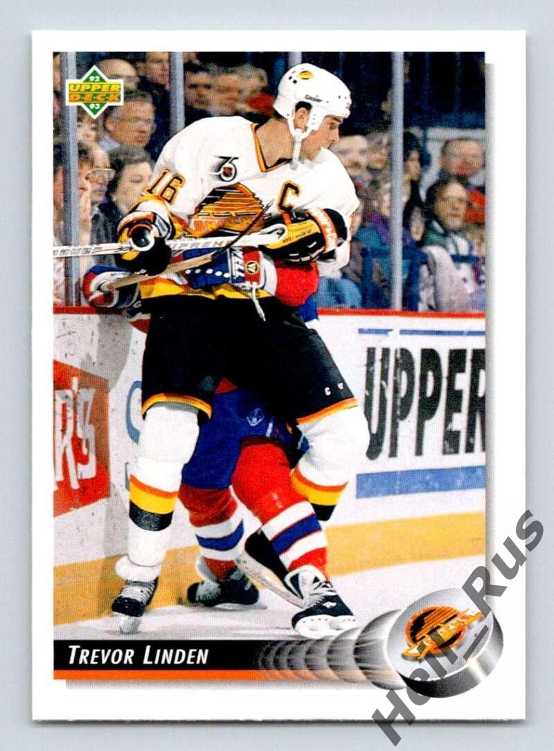 Хоккей Карточка Trevor Linden/Тревор Линден (Vancouver Canucks/Ванкувер) NHL-НХЛ