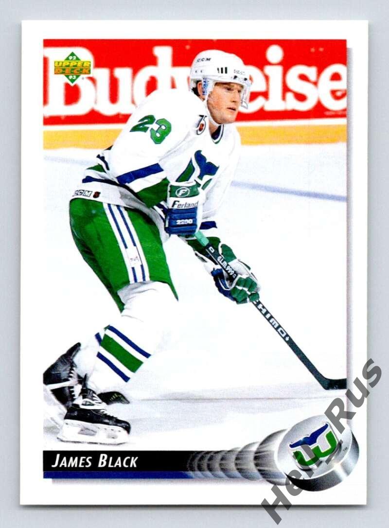 Хоккей. Карточка James Black / Джеймс Блэк (Hartford Whalers / Хартфорд) НХЛ/NHL