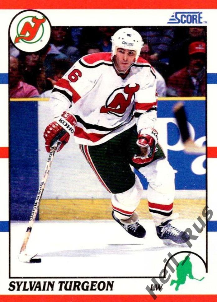 Хоккей Карточка Sylvain Turgeon/Сильвен Тарджон New Jersey Devils/Девилз НХЛ/NHL