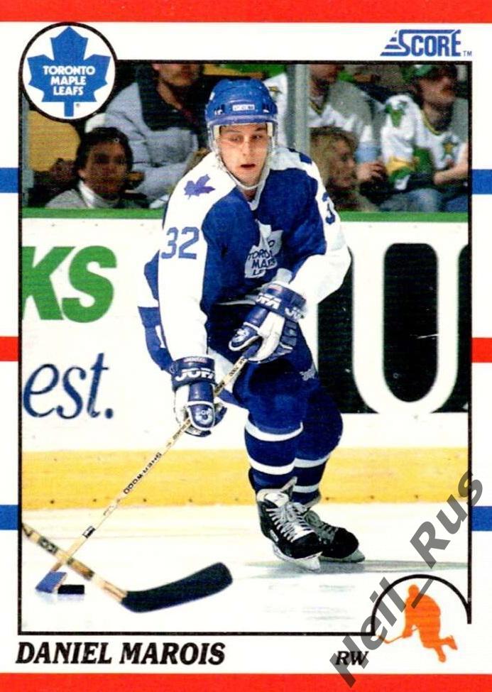Хоккей. Карточка Daniel Marois/Даниэль Маруа Toronto Maple Leafs/Торонто НХЛ/NHL