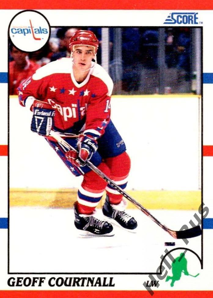 Хоккей. Карточка Geoff Courtnall/Джефф Куртнолл (Washington Capitals) НХЛ/NHL