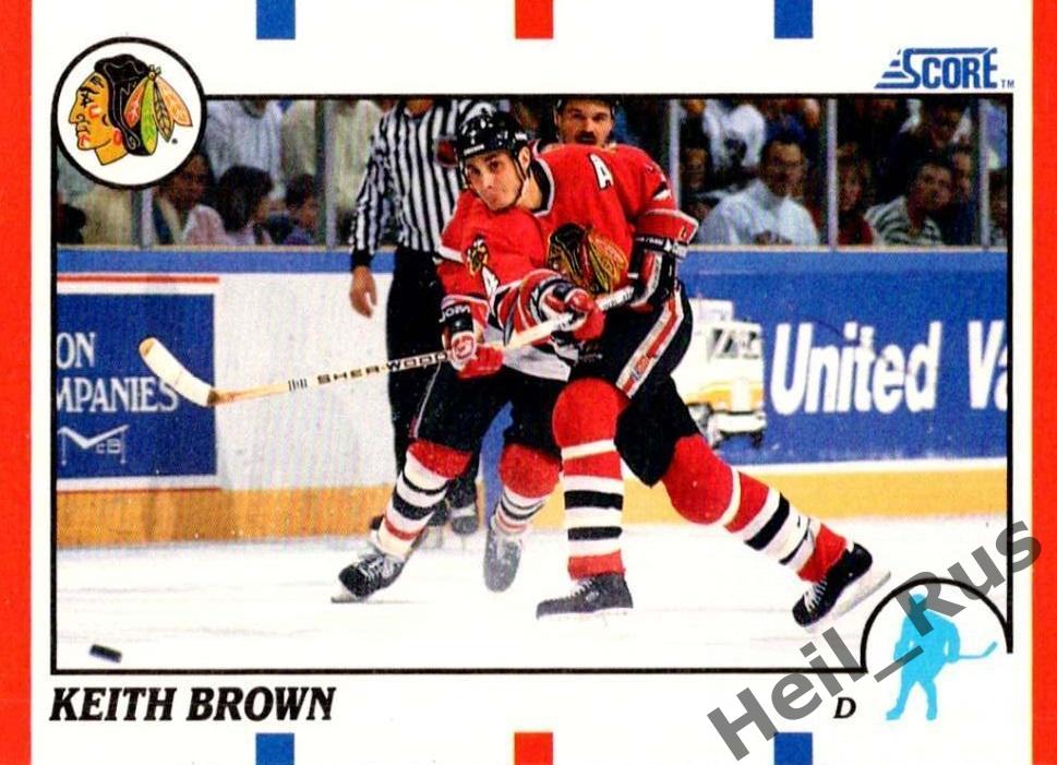 Хоккей Карточка Keith Brown/Кит Браун Chicago Blackhawks/Чикаго Блэкхокс НХЛ/NHL