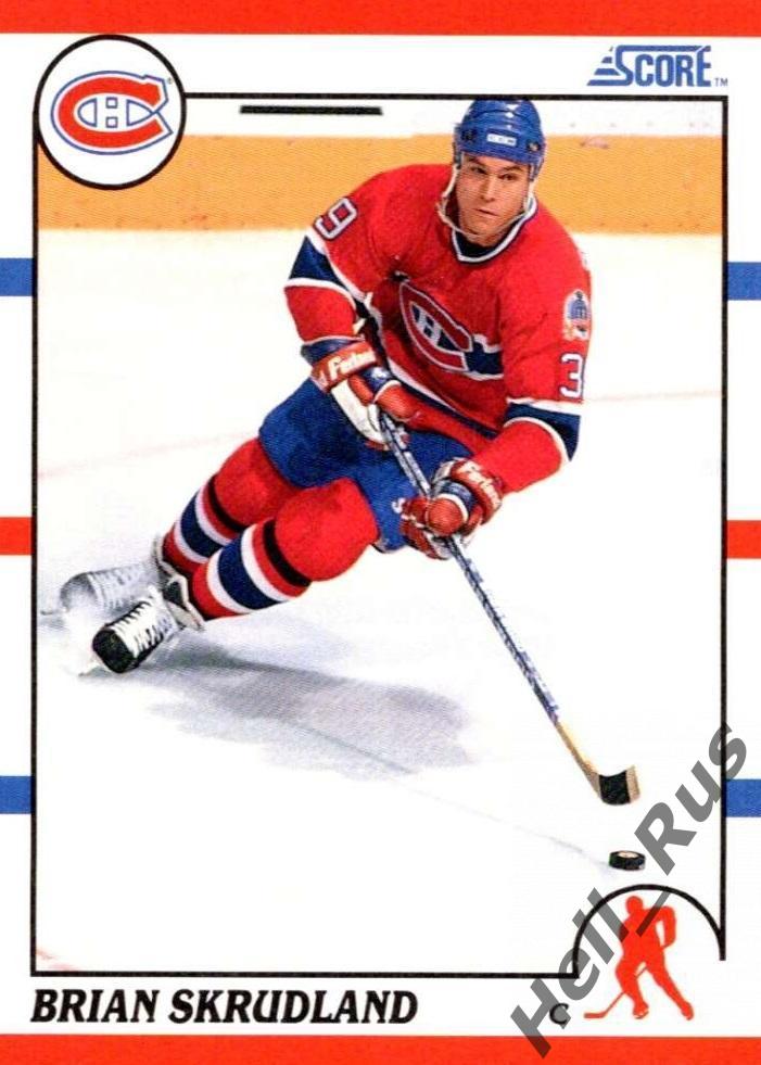 Хоккей. Карточка Brian Skrudland / Брайан Скрудланд (Montreal Canadiens) НХЛ/NHL
