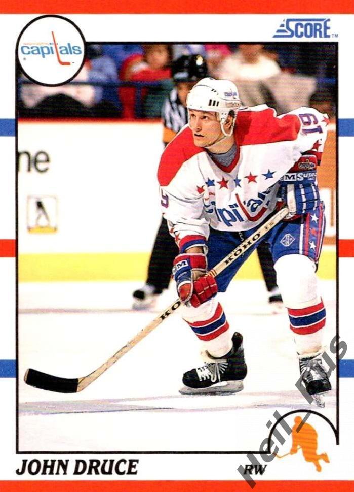 Хоккей. Карточка John Druce/Джон Дрюс (Washington Capitals / Вашингтон) НХЛ/NHL
