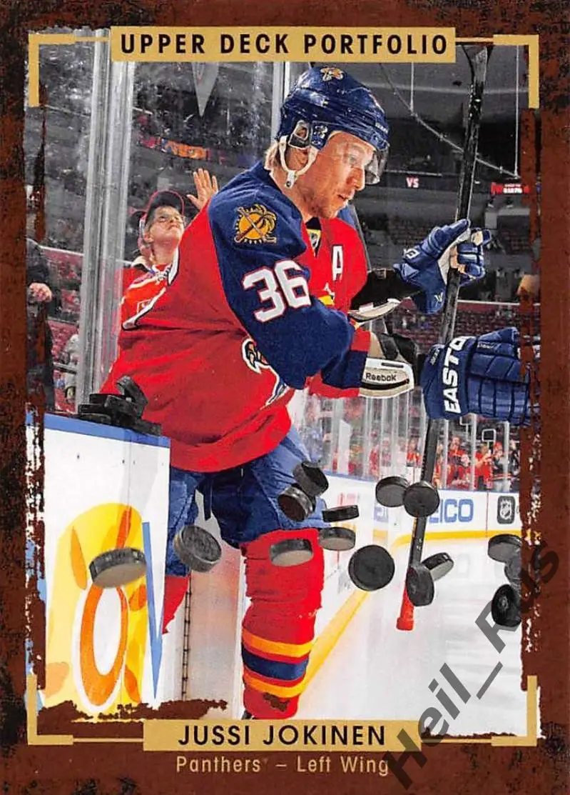 Хоккей. Карточка Jussi Jokinen/Юсси Йокинен (Florida Panthers/Флорида) НХЛ/NHL