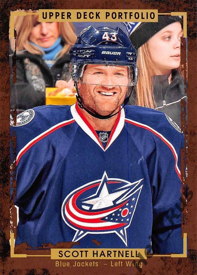 Хоккей. Карточка Scott Hartnell/Скотт Хартнелл (Columbus Blue Jackets) НХЛ/NHL