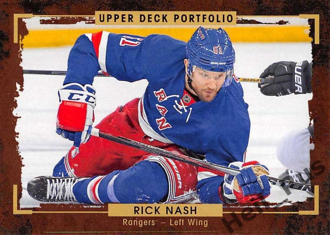 Хоккей; Карточка Rick Nash/Рик Нэш (New York Rangers/Нью-Йорк Рейнджерс) НХЛ/NHL