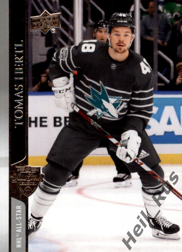 Хоккей. Карточка Tomas Hertl/Томаш Гертл San Jose Sharks/Сан-Хосе Шаркс НХЛ/NHL
