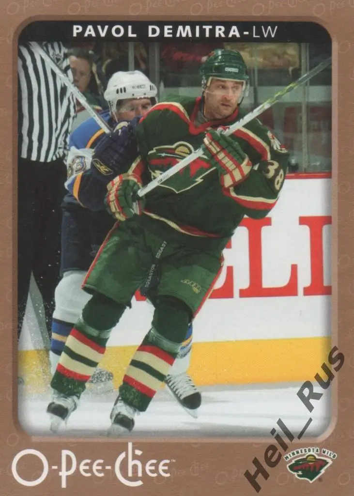 Хоккей Карточка Павол Демитра (Minnesota Wild, Локомотив Ярославль) НХЛ/NHL, КХЛ