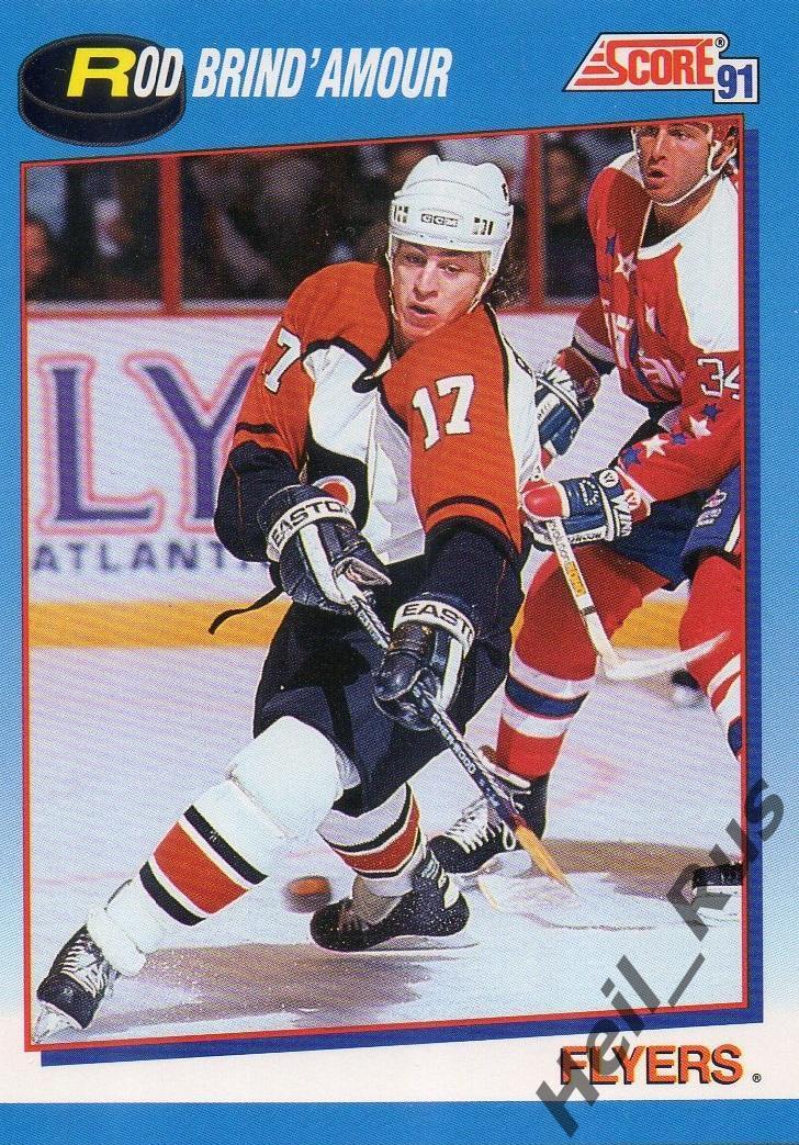 Хоккей; Карточка Rod Brind'Amour/Род Бриндамор (Philadelphia Flyers) НХЛ/NHL