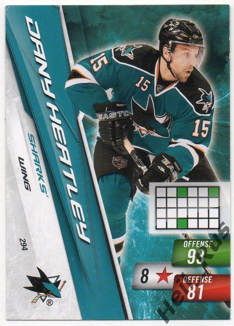 Хоккей Карточка Dany Heatley/Дэни Хитли San Jose Sharks/Сан-Хосе/Ак Барс НХЛ/КХЛ