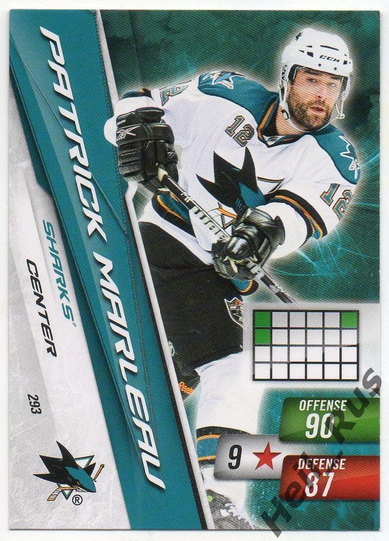 Хоккей. Карточка Patrick Marleau/Патрик Марло San Jose Sharks/Сан-Хосе НХЛ/NHL