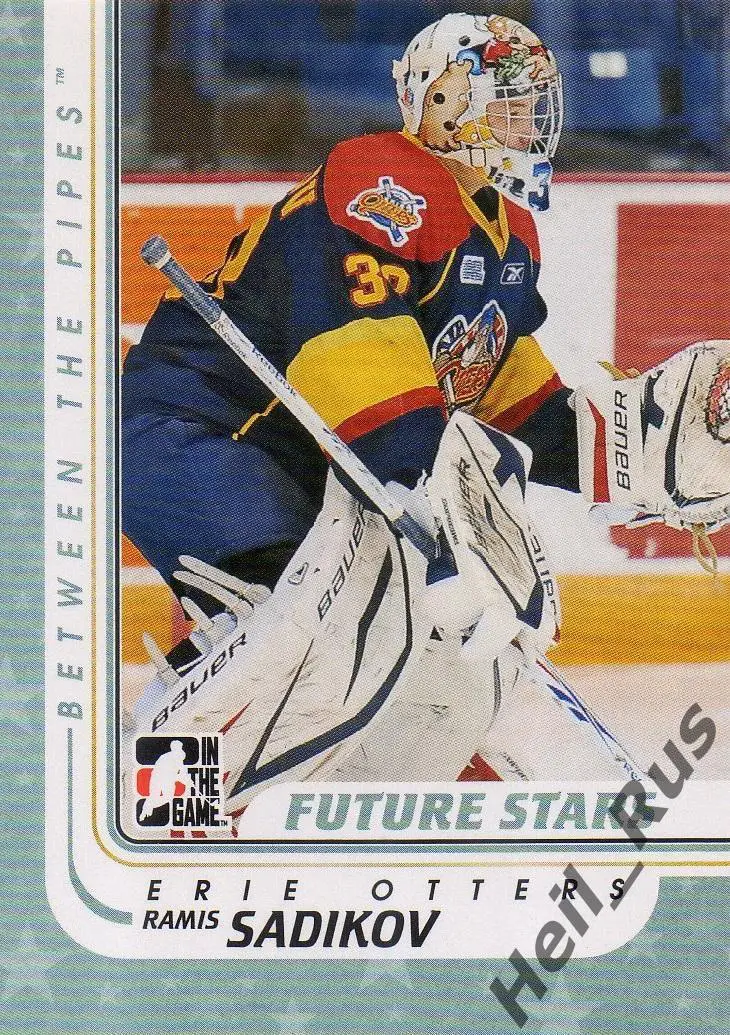 Хоккей Карточка Рамис Садиков (Erie Otters, Русь Москва, ТХК Тверь) НХЛ/NHL, CHL