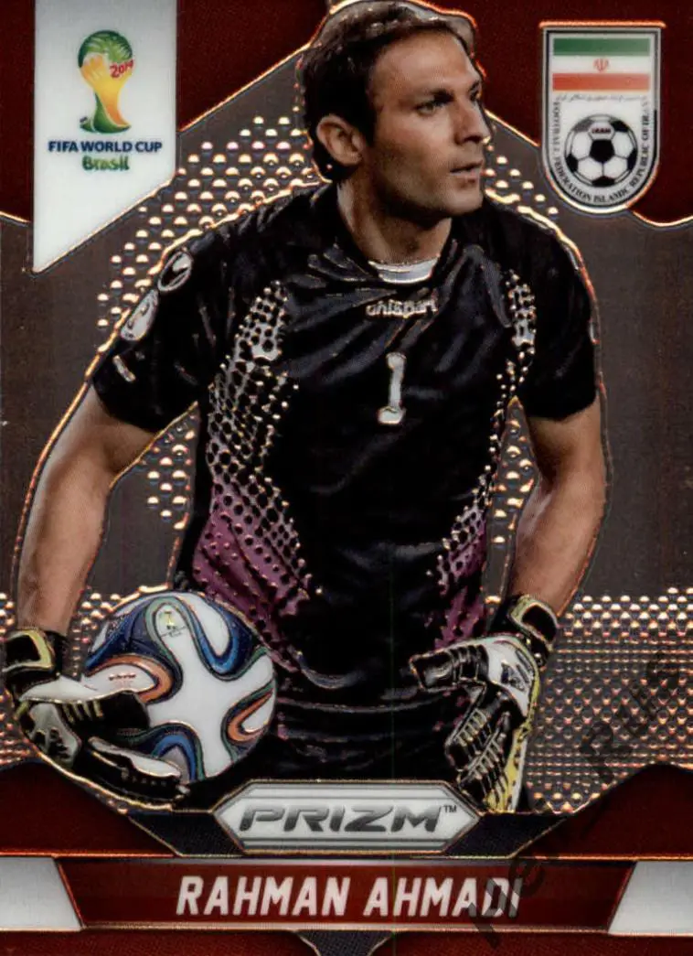 Футбол. Карточка Rahman Ahmadi/Рахман Ахмади (Иран) Чемпионат Мира 2014 Panini