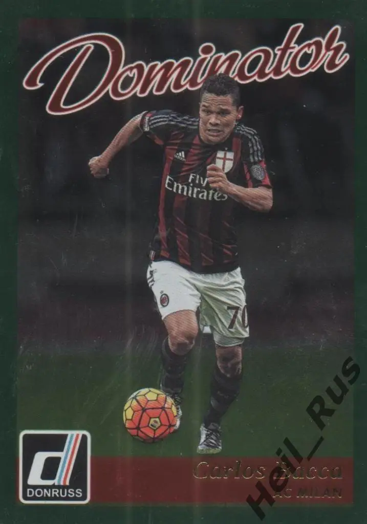 Футбол. Карточка Carlos Bacca / Карлос Бакка (AC Milan/Милан) Panini/Панини 2016