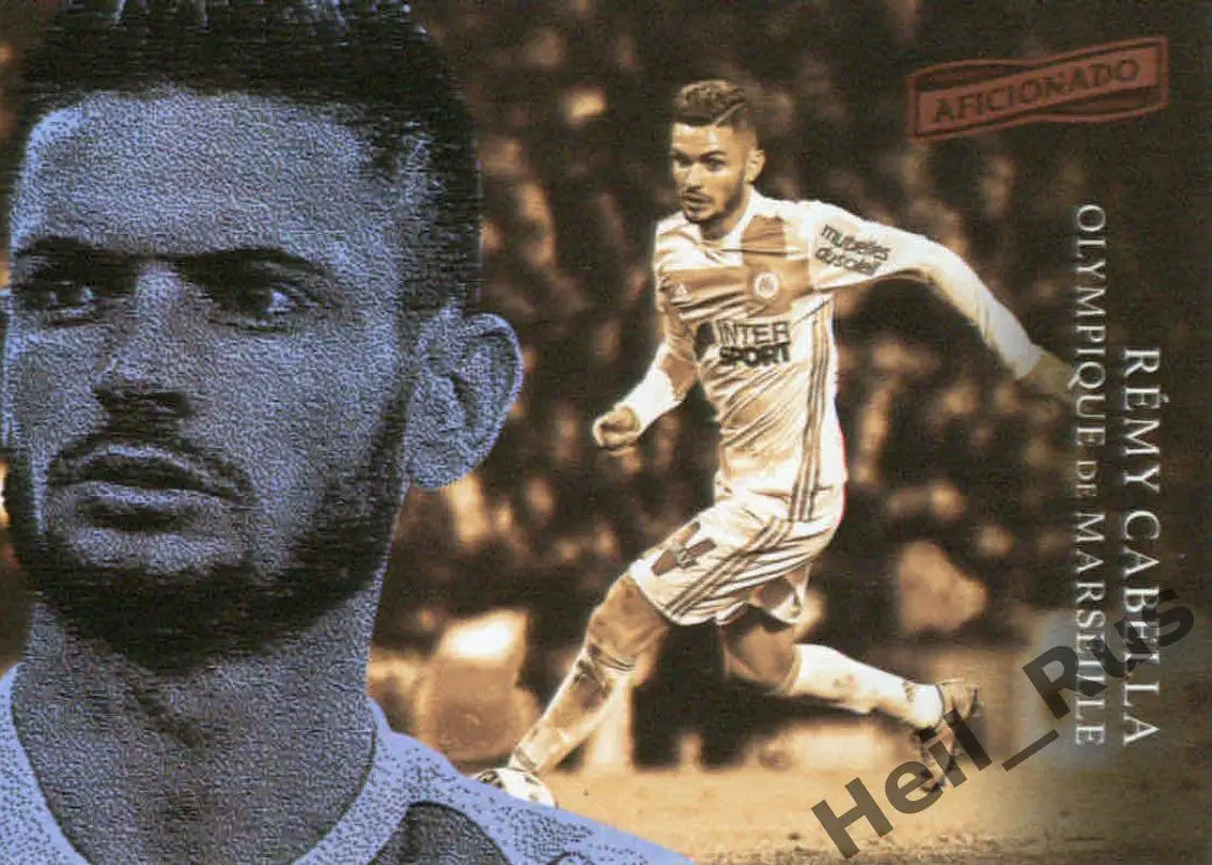 Футбол. Карточка Remy Cabella / Реми Кабелла (Олимпик Марсель, Краснодар) Panini
