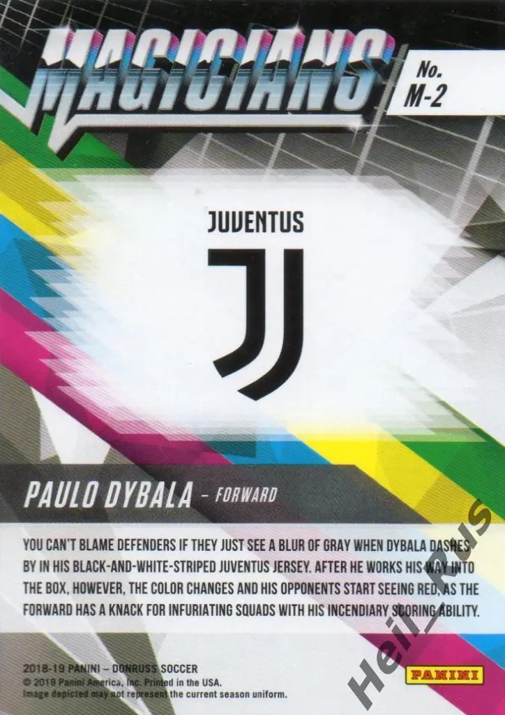 Футбол Карточка Paulo Dybala/Пауло Дибала (Ювентус, Палермо, Рома) Panini/Панини 1