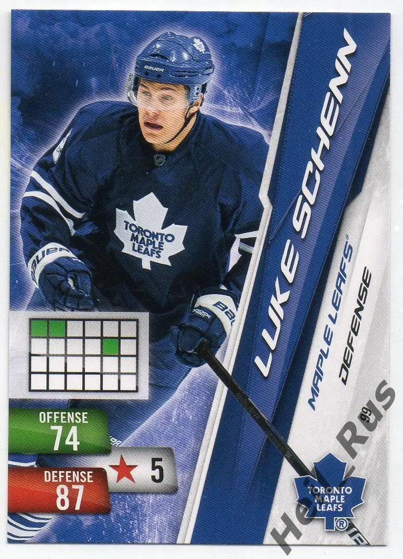 Хоккей. Карточка Luke Schenn/Люк Шенн (Toronto Maple Leafs/Торонто) НХЛ/NHL