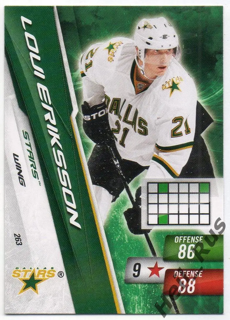 Хоккей. Карточка Loui Eriksson/Луи Эрикссон (Dallas Stars/Даллас Старз) НХЛ/NHL