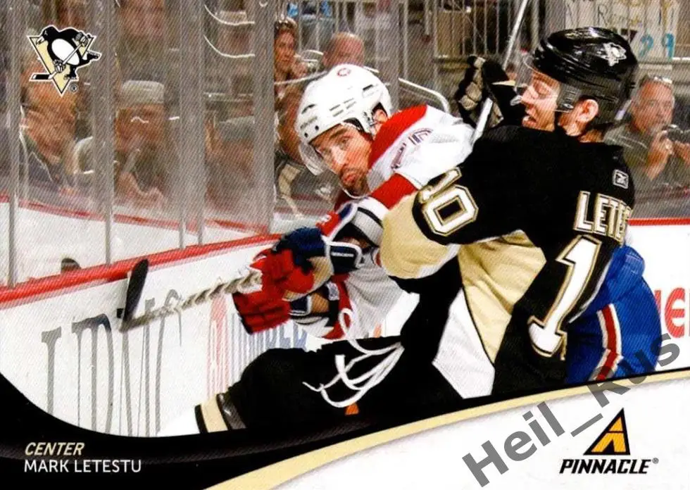Хоккей. Карточка Mark Letestu/Марк Летестю Pittsburgh Penguins/Питтсбург НХЛ/NHL