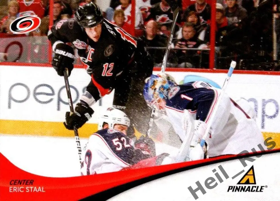 Хоккей; Карточка Eric Staal/Эрик Стаал (Carolina Hurricanes/Каролина) НХЛ/NHL