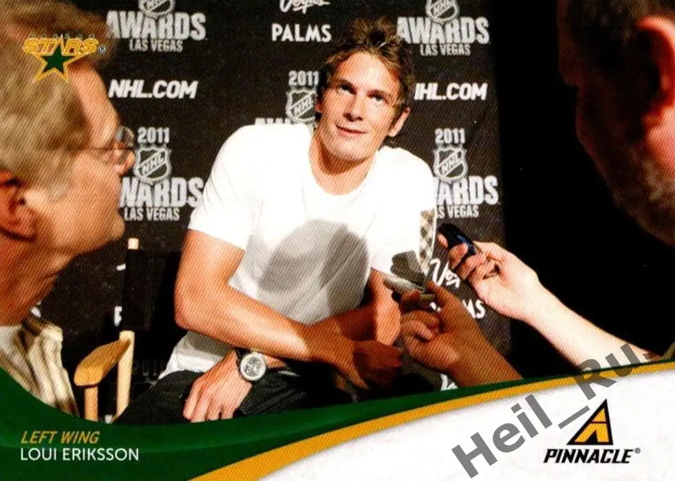 Хоккей; Карточка Loui Eriksson/Луи Эрикссон (Dallas Stars/Даллас Старз) НХЛ/NHL