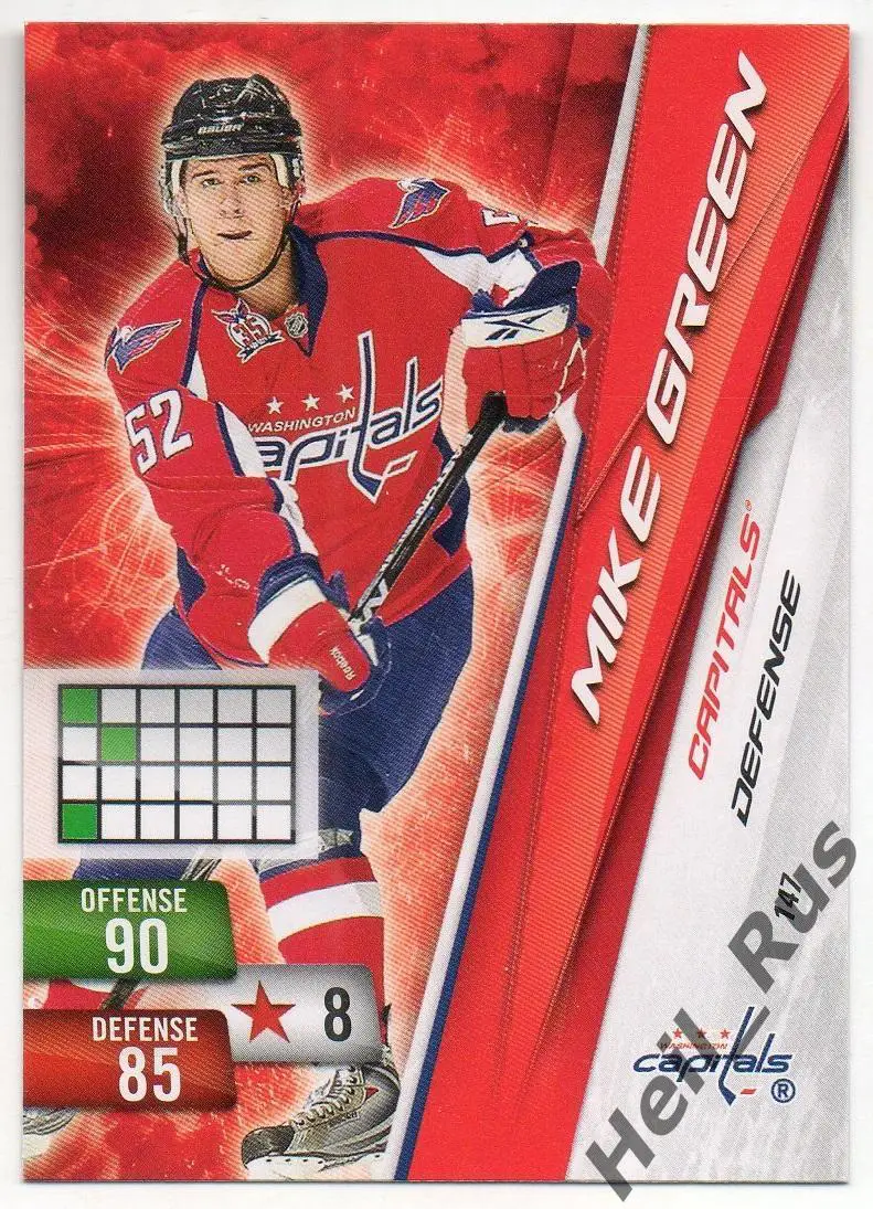 Хоккей. Карточка Mike Green/Майк Грин (Washington Capitals/Вашингтон) НХЛ/NHL