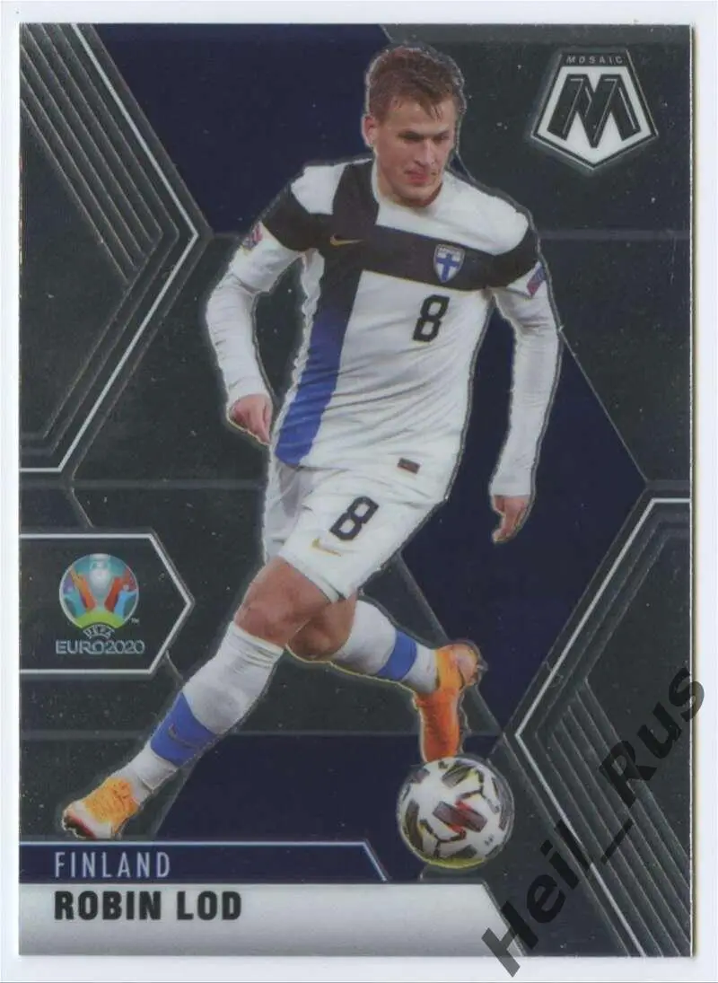 Футбол. Карточка Robin Lod/Робин Лод (Финляндия) Euro/Евро 2020 Panini/Панини