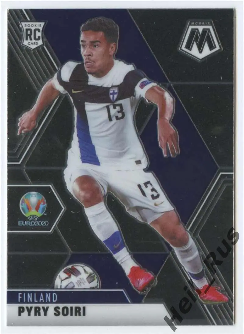 Футбол. Карточка Пюрю Сойри (Финляндия, Шахтер Солигорск) Euro/Евро 2020 Panini