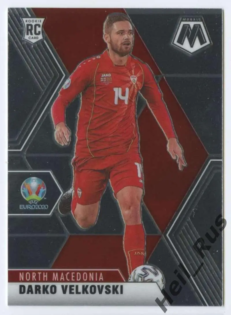 Футбол. Карточка Дарко Велковский (Северная Македония) Euro/Евро 2020 Panini