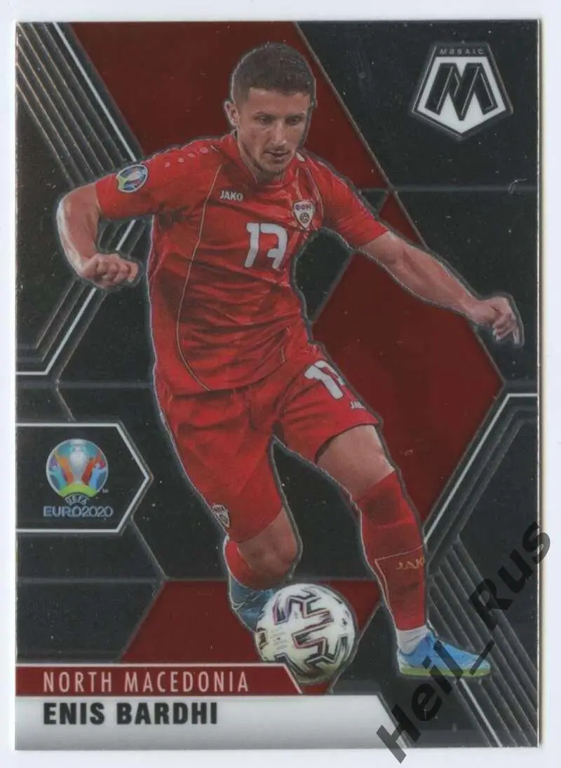 Футбол. Карточка Энис Барди (Северная Македония) Euro/Евро 2020 Panini/Панини