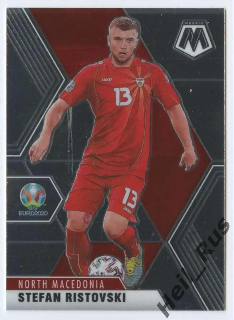 Футбол. Карточка Стефан Ристовский (Северная Македония) Euro/Евро 2020 Panini