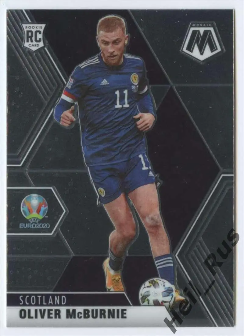 Футбол. Карточка Oliver McBurnie/Оливер Макберни Шотландия Euro/Евро 2020 Panini