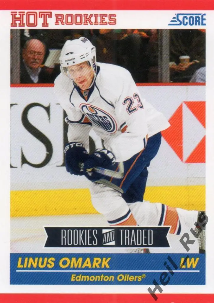 Хоккей Карточка Линус Умарк Edmonton Oilers, Салават Юлаев/Динамо Москва НХЛ/КХЛ