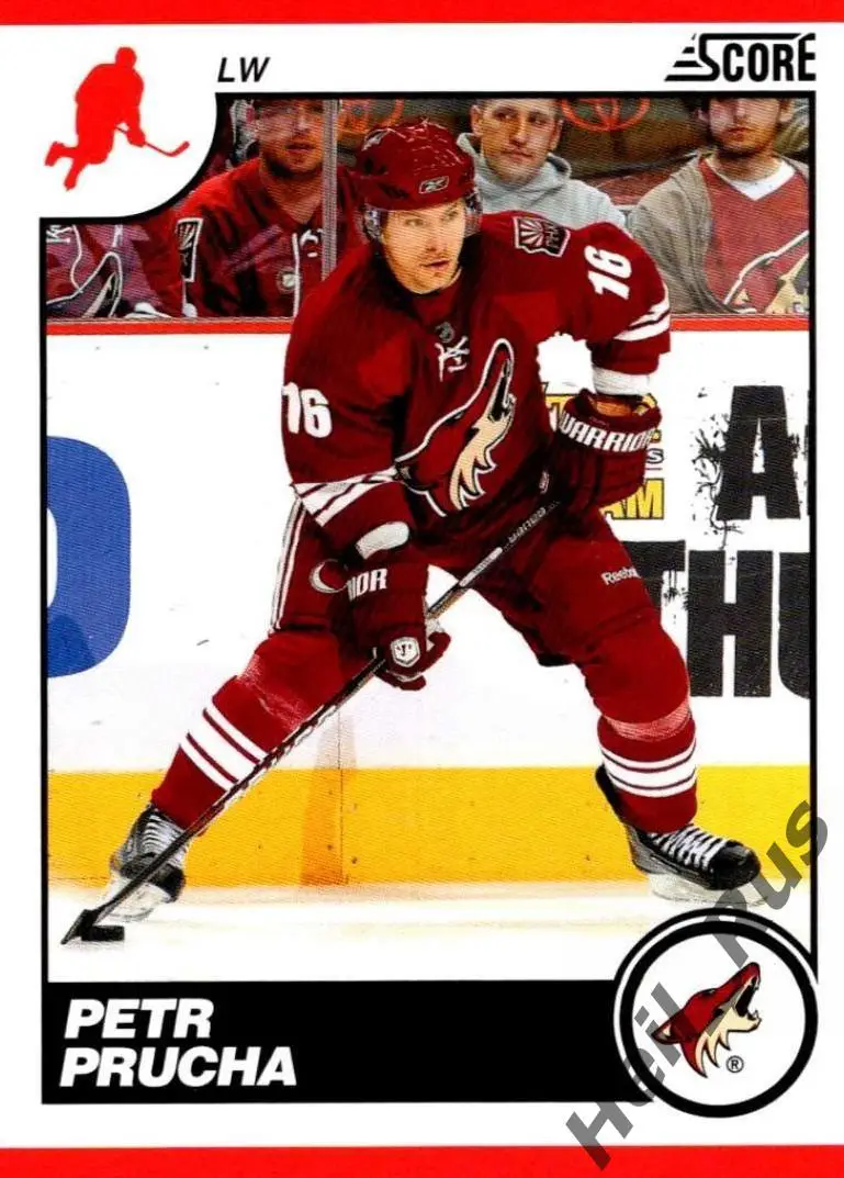 Хоккей Карточка Petr Prucha/Петр Пруха (Phoenix Coyotes/Финикс, СКА) НХЛ/NHL/КХЛ