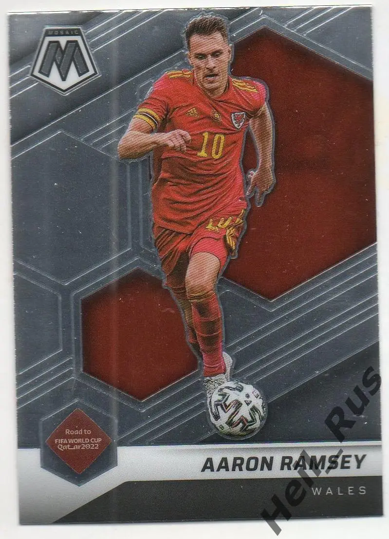 Футбол. Карточка Aaron Ramsey/Аарон Рэмзи (Уэльс, Арсенал, Ювентус) 2022 Panini