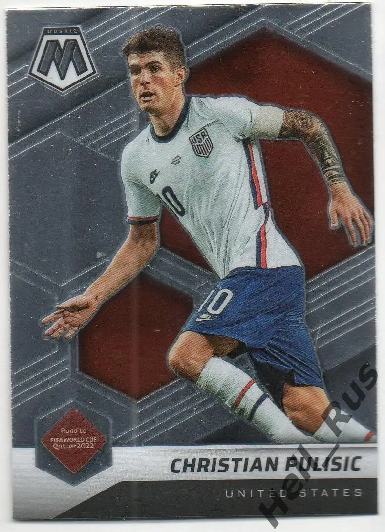 Футбол Карточка Кристиан Пулишич (USA/США, Боруссия Дортмунд, Челси) 2022 Panini