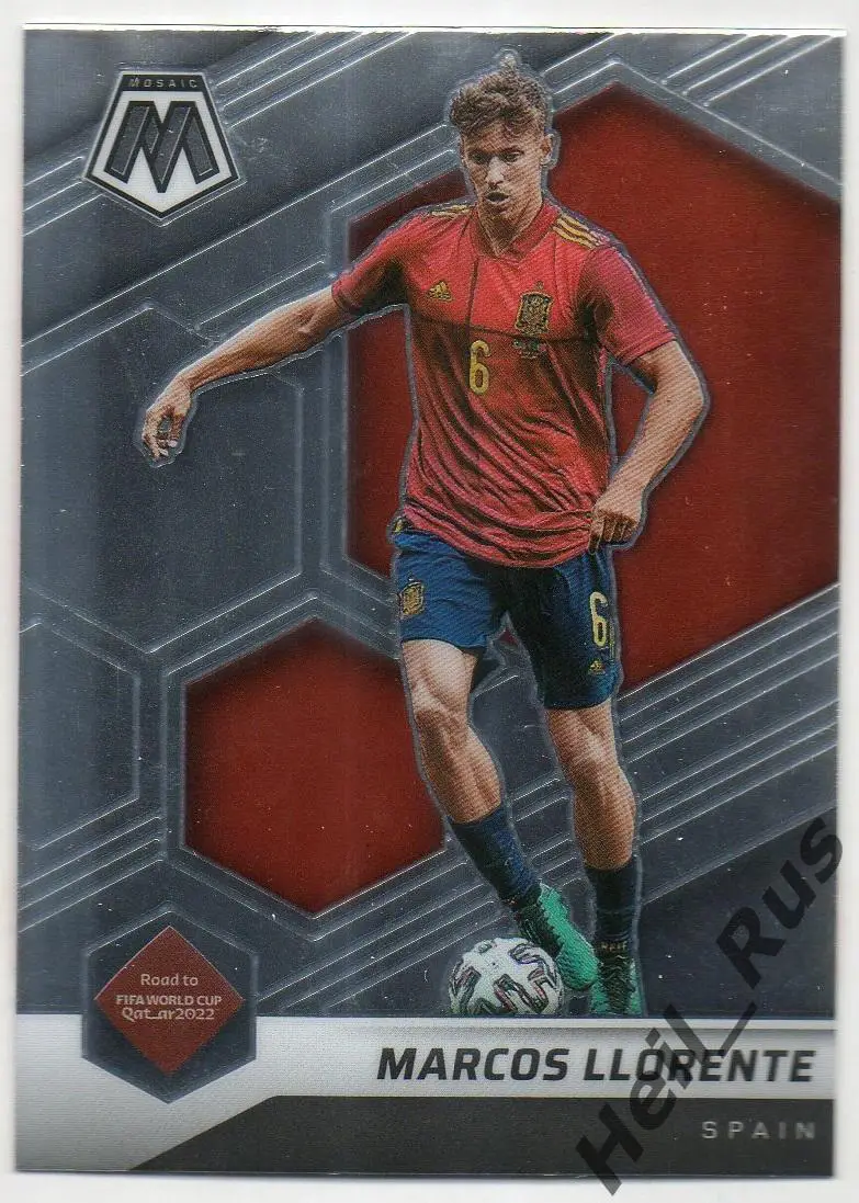 Футбол. Карточка Маркос Льоренте (Испания, Реал/Атлетико Мадрид) 2022 Panini